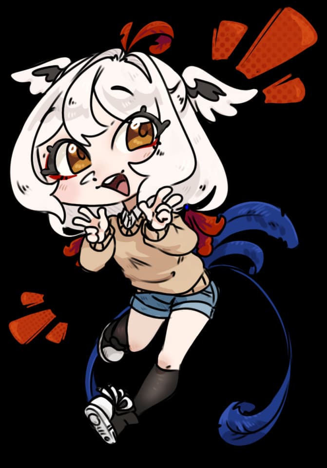 Illustration de Kokori feuilletant le Kokori Mag